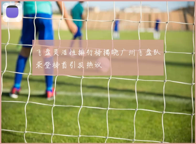 飞盘灵活性排行榜揭晓广州飞盘队荣登榜首引发热议