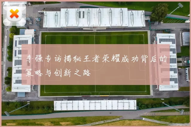 李强专访揭秘王者荣耀成功背后的策略与创新之路